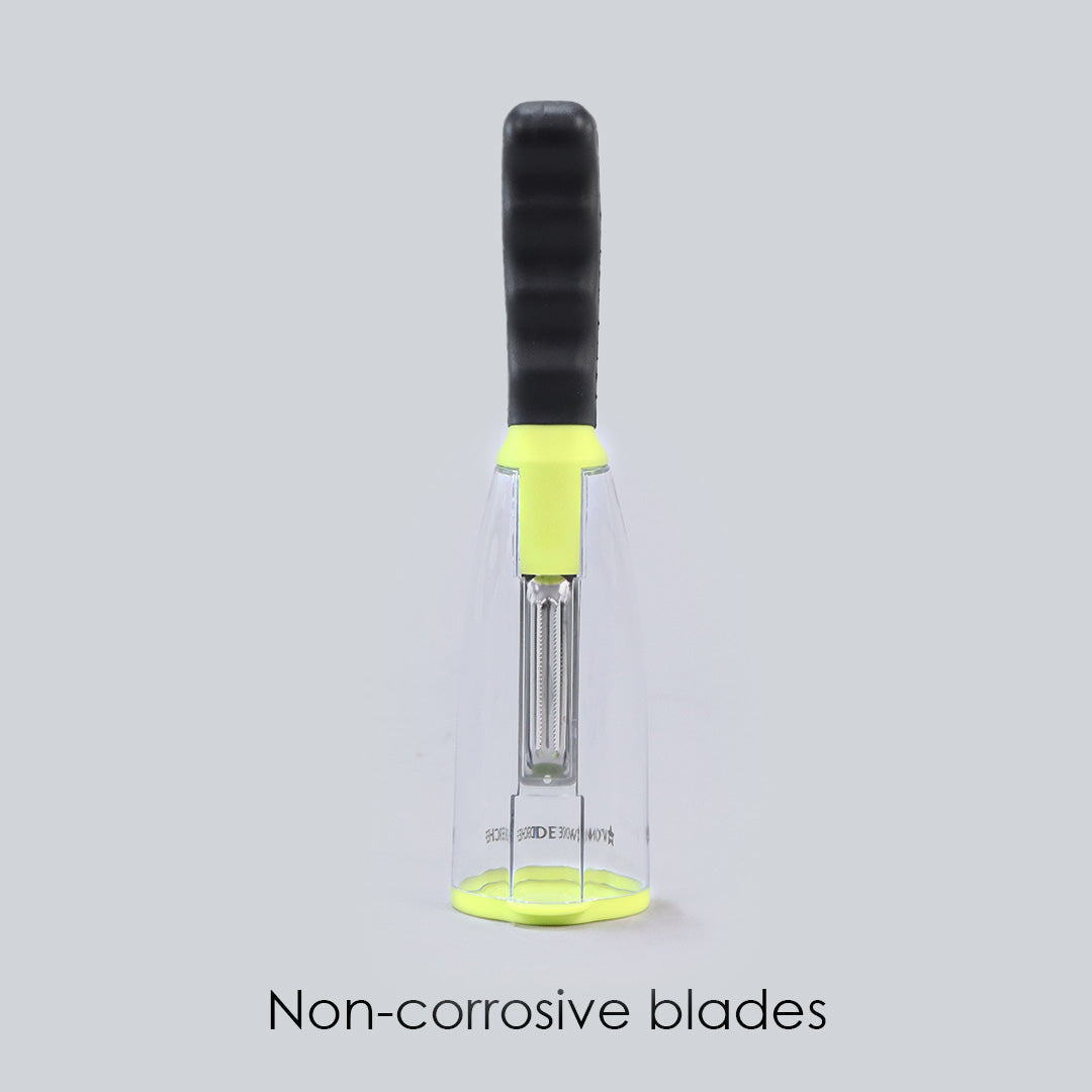 Wonderchef Smart Multifunctional Vegetable/Fruit Peeler for Kitchen with Containers, Stainless Steel Blade, Sharp