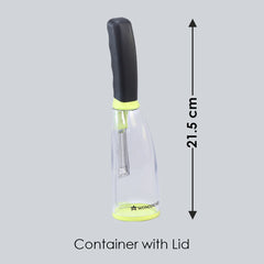 Wonderchef Smart Multifunctional Vegetable/Fruit Peeler for Kitchen with Containers, Stainless Steel Blade, Sharp