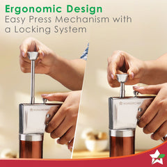Wonderchef Snacks Maker with 12 different jalis, High-grade Stainless Stell Plates for making Sev, Bhujiya, Papdi, Gathi
