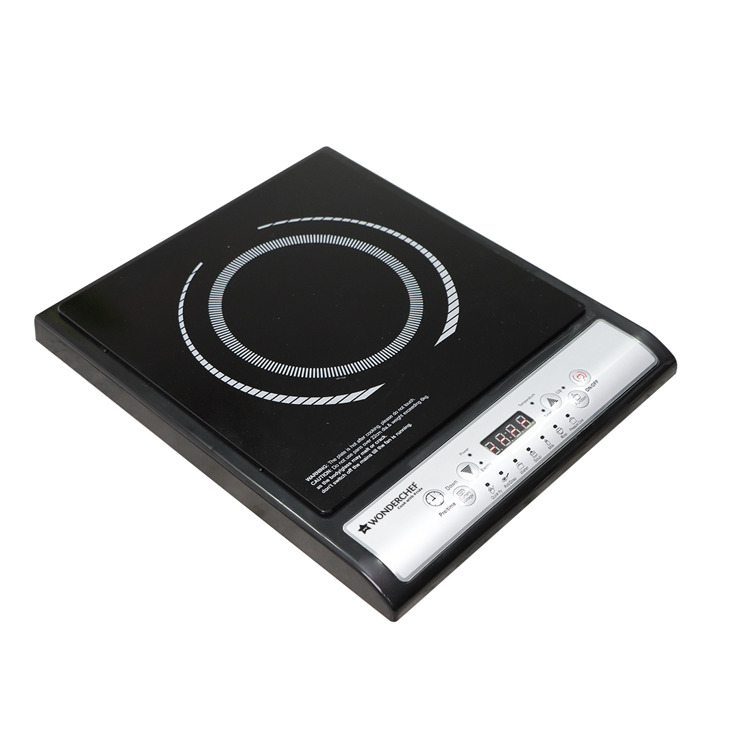 Wonderchef Torino Induction Cooktop with 11 Pre-set Cooking Menus|2000 Watt Induction Cooktop| Eco-friendly IGBT Technol