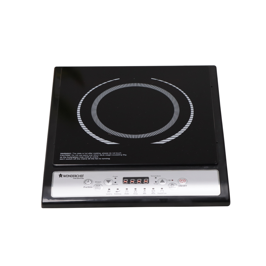 Wonderchef Torino Induction Cooktop with 11 Pre-set Cooking Menus|2000 Watt Induction Cooktop| Eco-friendly IGBT Technol