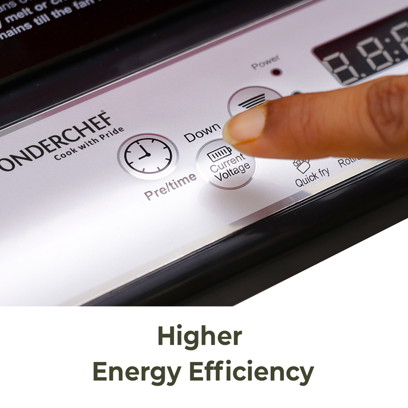 Wonderchef Torino Induction Cooktop with 11 Pre-set Cooking Menus|2000 Watt Induction Cooktop| Eco-friendly IGBT Technol