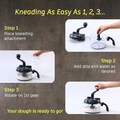 Wonderchef Turbo Dual Speed Food Processor, Multi-purpose, High Speed, Chop Vegetables, Julienne, Whisk, Slice, Mince, K