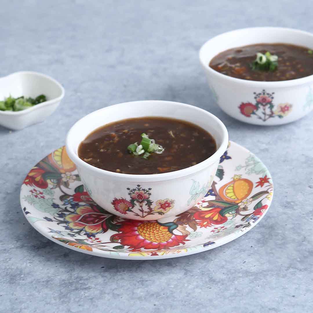 Venice Red Dinner Set of 31 Pcs | 100% Food Grade Melamine | Elegant | Break & Stain Resistant | Designer Dinnerware