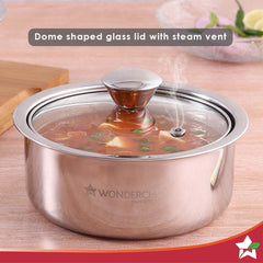 Wonderchef Austin Serving Casserole with Lid Set of 2pc