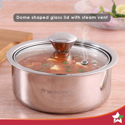 Wonderchef Austin Serving Casserole with Lid Set of 2pc