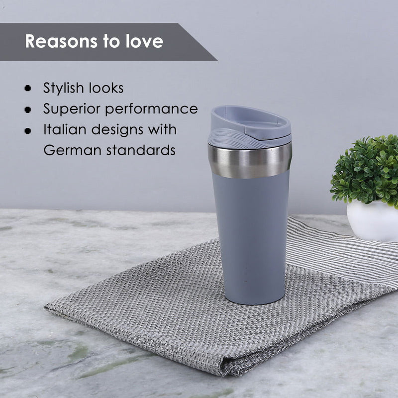 Wonderchef Safe Bot, Stainless Steel - 380ML - Grey