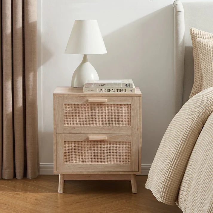 Canora 2 Drawer Bedside Table