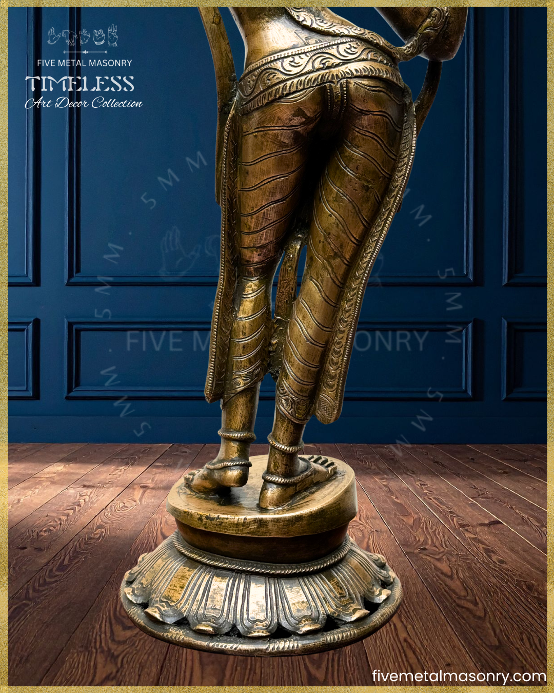 Apsara  Panchaloha Bronze Icon - 22"- Timeless Collection