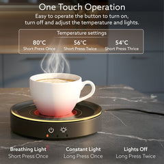 AGARO Regal Coffee Mug Warmer – Cup Heater for Coffee-Tea, Milk & Hot Drinks, Portable Electric Heating Pad with Constan