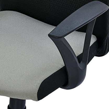 Nilkamal Solitaire Mid Back Chair (Grey/Black)
