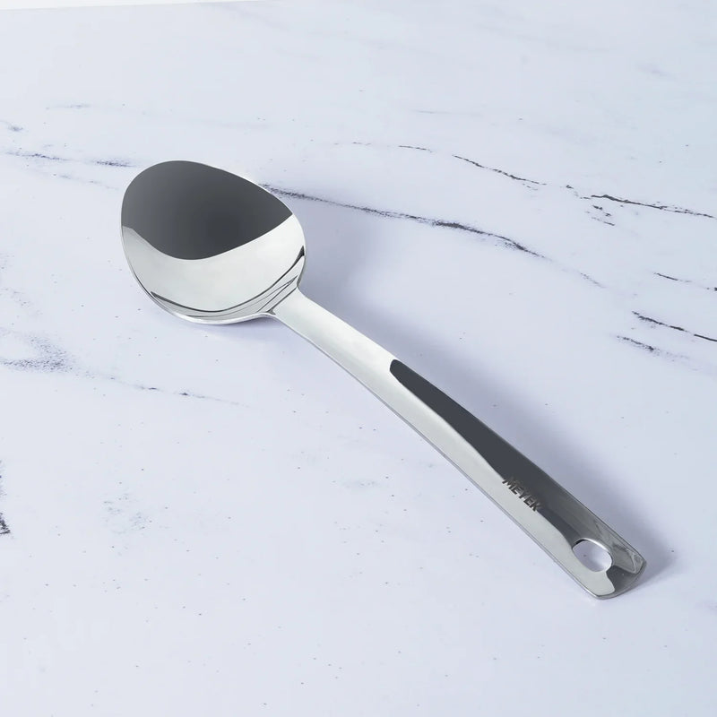 Meyer Stainless Steel Accessories 3 pcs set -  (Slotted Turner, 33cm + Serving Spoon, 32cm  + Ladle, 30cm )