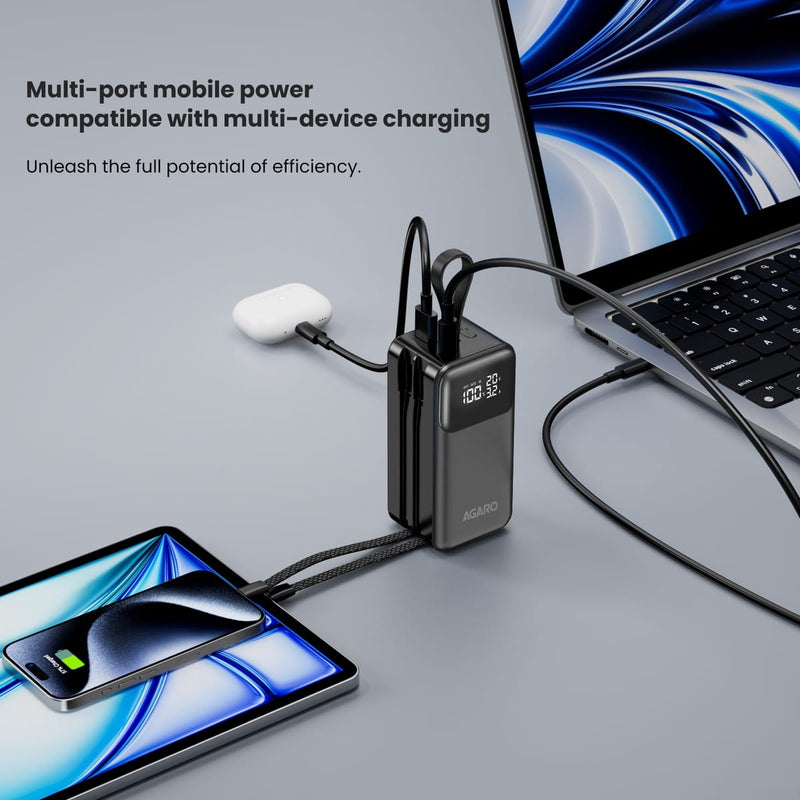 AGARO 20000 mAh 65W 4-in-1 Power Bank-6