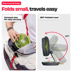 FOLDE v2 | All Day Wireless Rechargeable Folding Fan