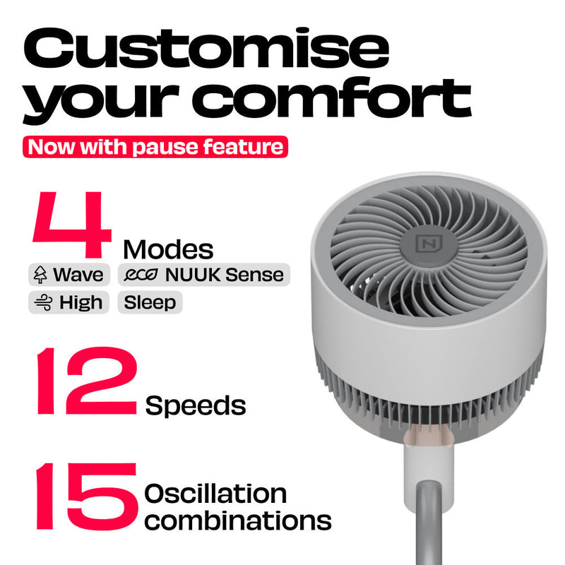 HĀLO v2 | 3D Air Circulation Fan with Mood Lamp