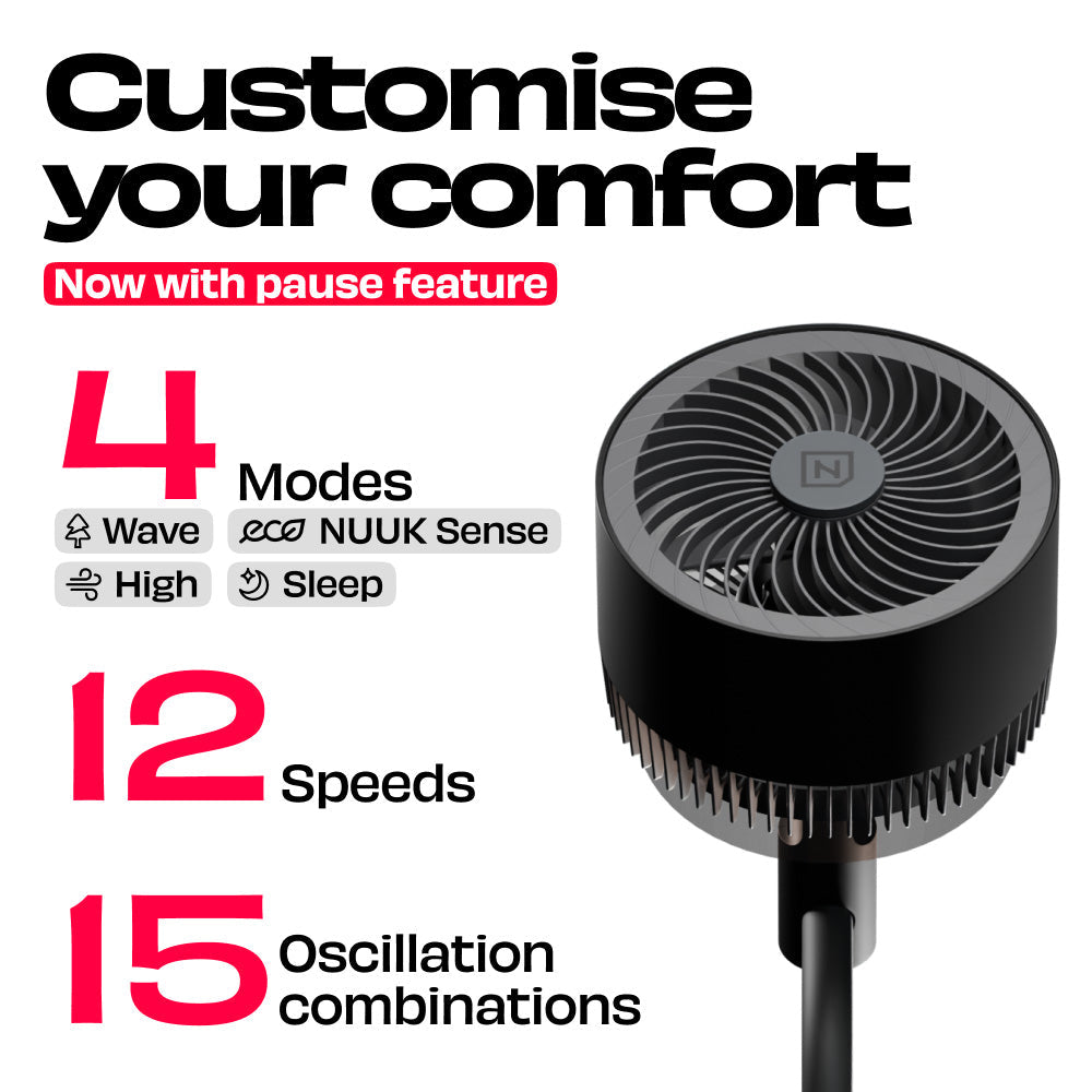 HĀLO v2 | 3D Air Circulation Fan with Mood Lamp