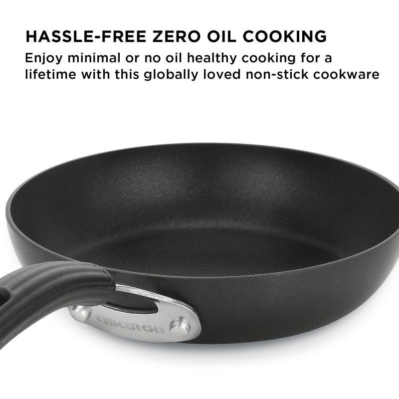 Circulon Origins 2pcs Hard Anodized + Non-Stick 20cm + 24cm Frypan Set