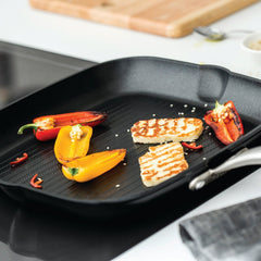 Circulon Non-Stick Hard Anodized Square Griddle Pan, 28cm