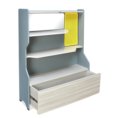 Nilkamal Furlenco Engineered Wood Display Unit in Cornsilk and Gothic Grey Finish