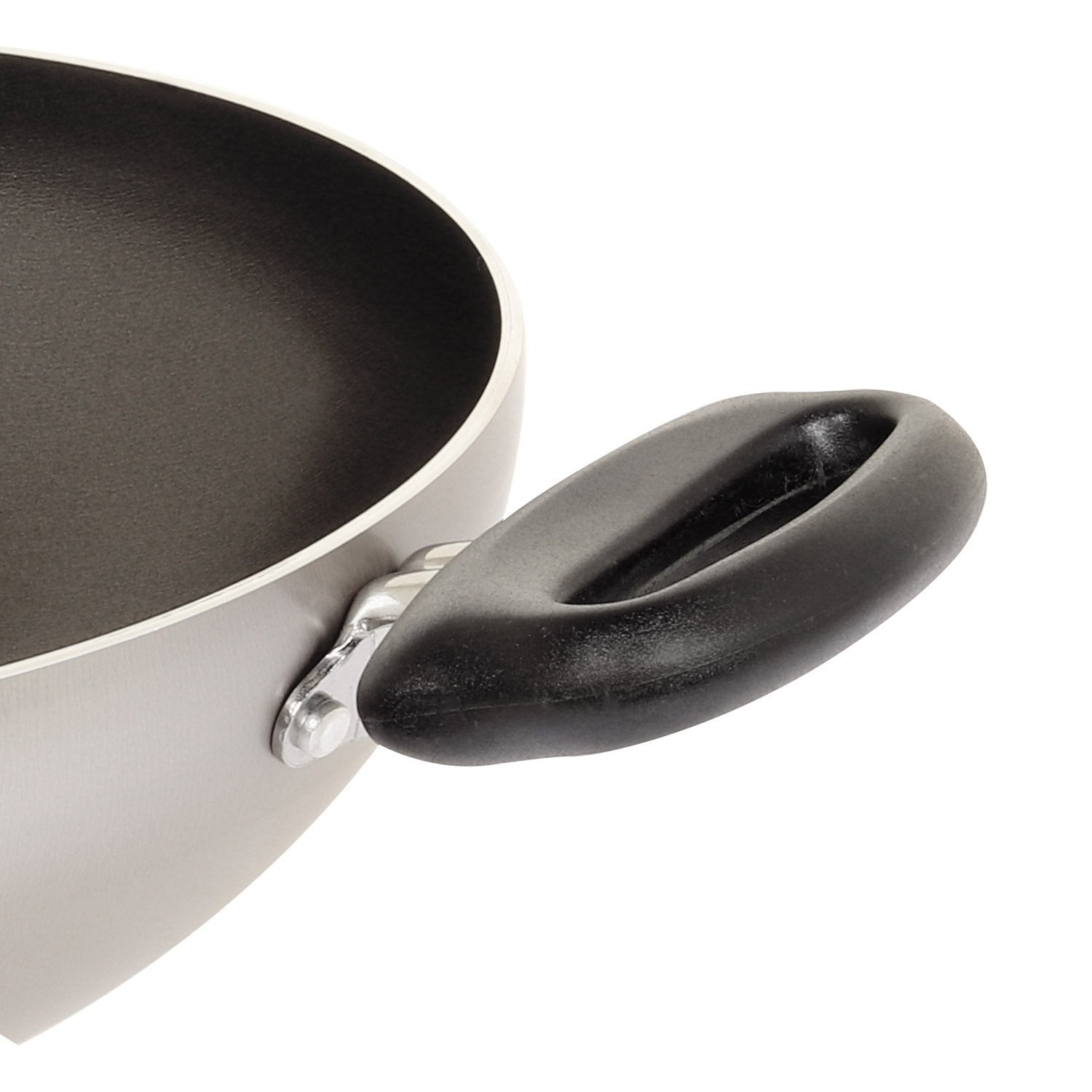Meyer Non-Stick 6pcs Set (14cm Milkpan+26cm Frypan+26cm Kadai+Nylon Turner+Nylon Spoon)