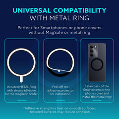 AGARO Magnetic Car Mobile Holder Stand with Ultra-Strong N52 Magnet-6