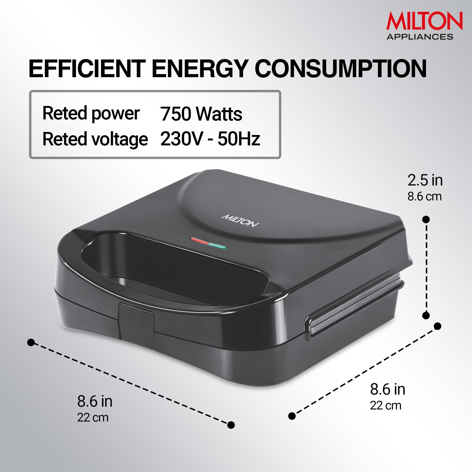 Sandwich Maker HSM011 (Milton)