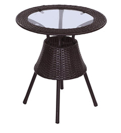 Gem Outdoor Patio Seating Set 2 Chairs and 1 Table Set (Brown)