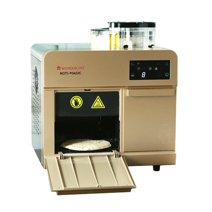 Roti-Magic| Fully Automatic Roti Maker for Perfect Homemade Rotis| Make Hot Rotis From Dry Atta & Water| Kneads Atta & Rolls Perfect Rotis| Hygienic, Effortless & Time-Saving| 1900 Watt| 2 Year Warranty| Rose Pink