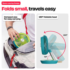 FOLDE v2 | All Day Wireless Rechargeable Folding Fan