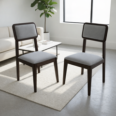 Urban Living Solid Sheesham Wood Four Seater Dining Table Set