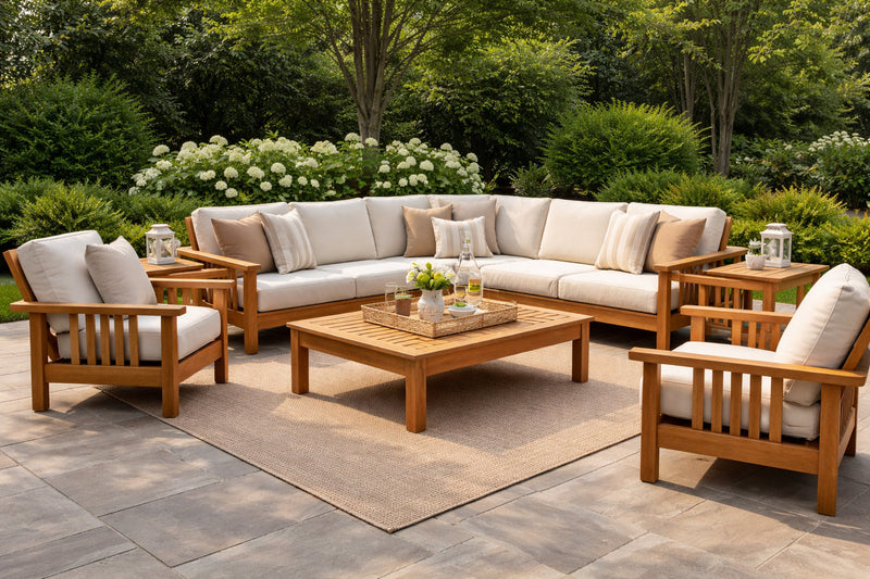 URBAN 1 Seater TEAK Wood Sofa