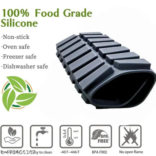 Skytail 42 Cavity Rectangle Silicone Mold Candy Molds for Baking Energy Bars Chocolate Bar Mold Protein Bars Ganache Brownie Cheesecake Cornbread Pudding Jelly Truffles Soap Lotion Bar Molds