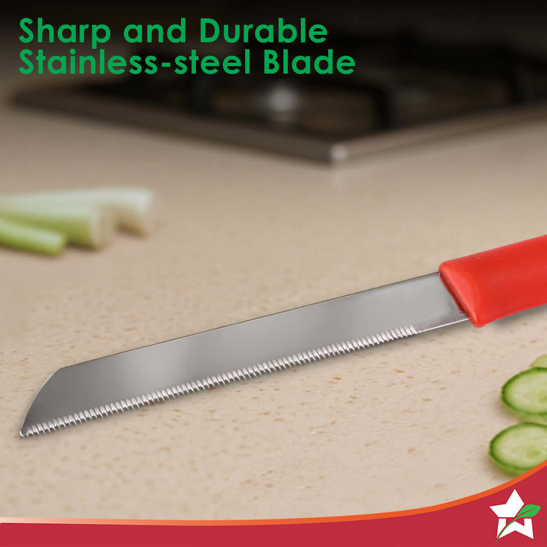 Wonderchef Premium Kitchen Gas Igniter/Lighter and Knife Combo of 2 Pcs., Stainless-steel, Use at Home & Restaurant, Unb