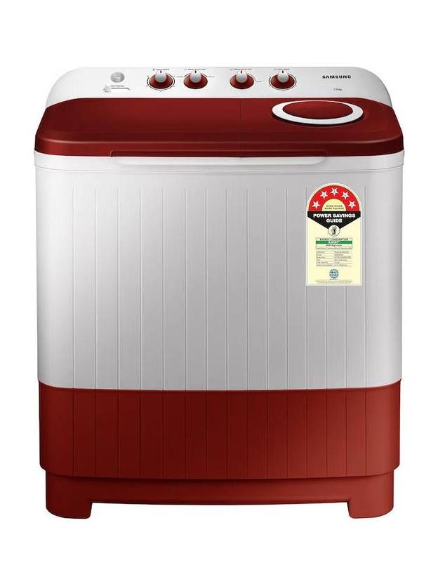 Samsung 7 kg Semi Automatic Top Load Washing Machine Red, White (WT70C3000RR/TL)
