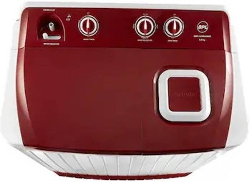 BPL 7 kg Semi Automatic Top Load Washing Machine Maroon (BWS-N70EASMD)-4