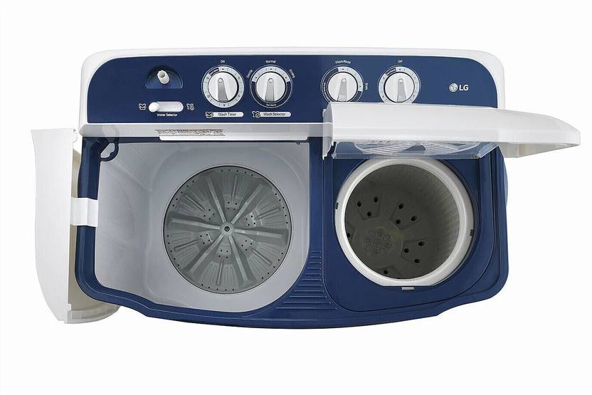 LG 7 kg Semi Automatic Top Load Washing Machine White, Blue (P7010NBAZ)-3