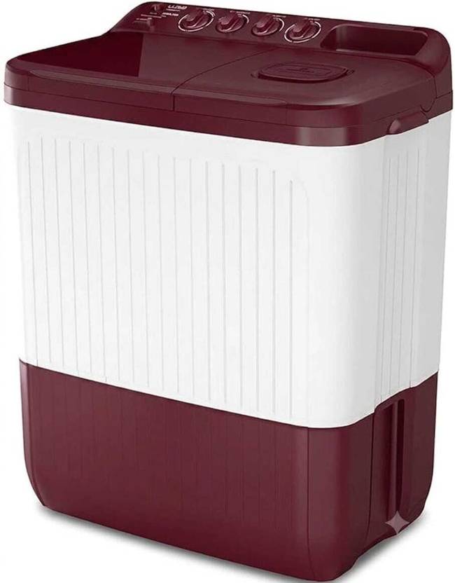 Lloyd 7 kg Semi Automatic Top Load Washing Machine Maroon (GLWS705AODDM)-2