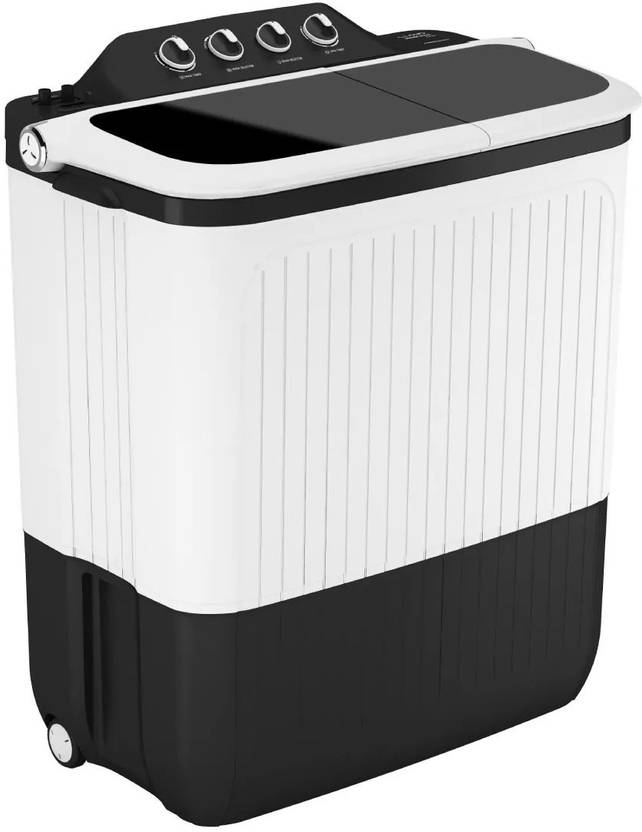 Lloyd 7 kg Semi Automatic Top Load Washing Machine Black, White (GLWS705EADDG)-3