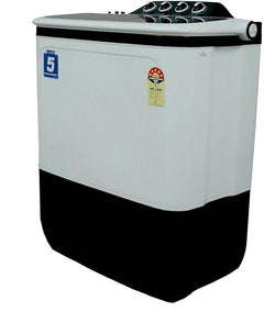 Lloyd 7 kg Semi Automatic Top Load Washing Machine Black, White (GLWS705EADDG)-2