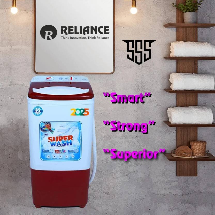 Reliance 7.5 kg Washer only Red (RGT750WR)-2