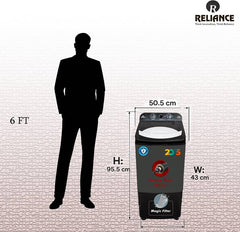 Reliance 7.5 kg Washer only Black (Wahser Only RGT750WG)-3