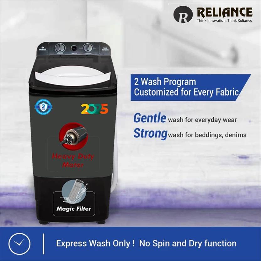 Reliance 7.5 kg Washer only Black (Wahser Only RGT750WG)-2