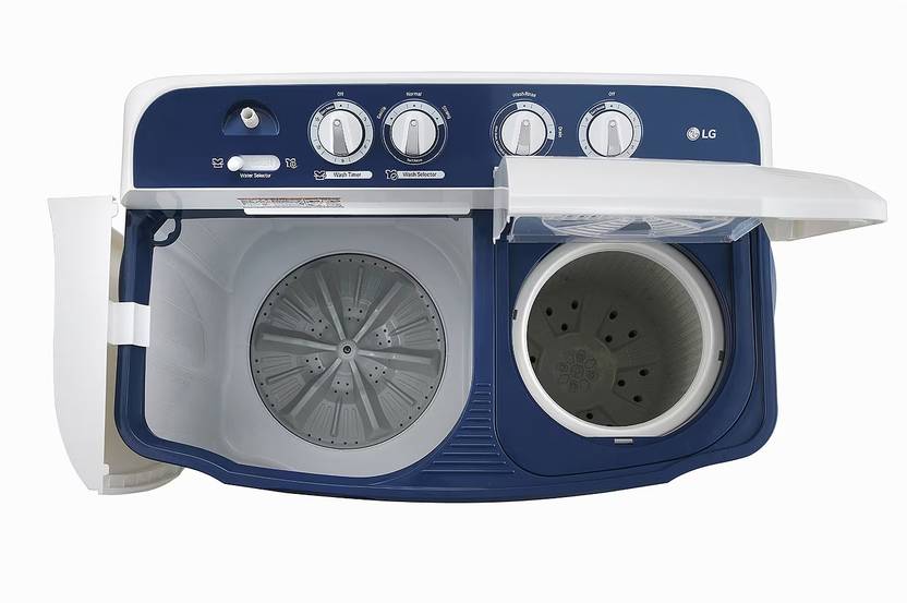 LG 7.5 kg Semi Automatic Top Load Washing Machine Blue (P7510RBAZ)-4