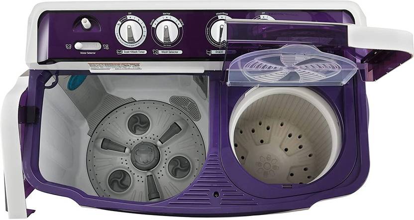 LG 7.5 kg Semi Automatic Top Load Washing Machine Purple (P7510RGAZ.APRQEIL)-3