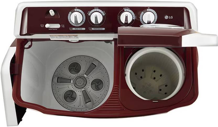 LG 7.5 kg Semi Automatic Top Load Washing Machine Maroon (P7510RRAZ)-3