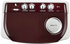 LG 7.5 kg Semi Automatic Top Load Washing Machine Maroon (P7510RRAZ)-4