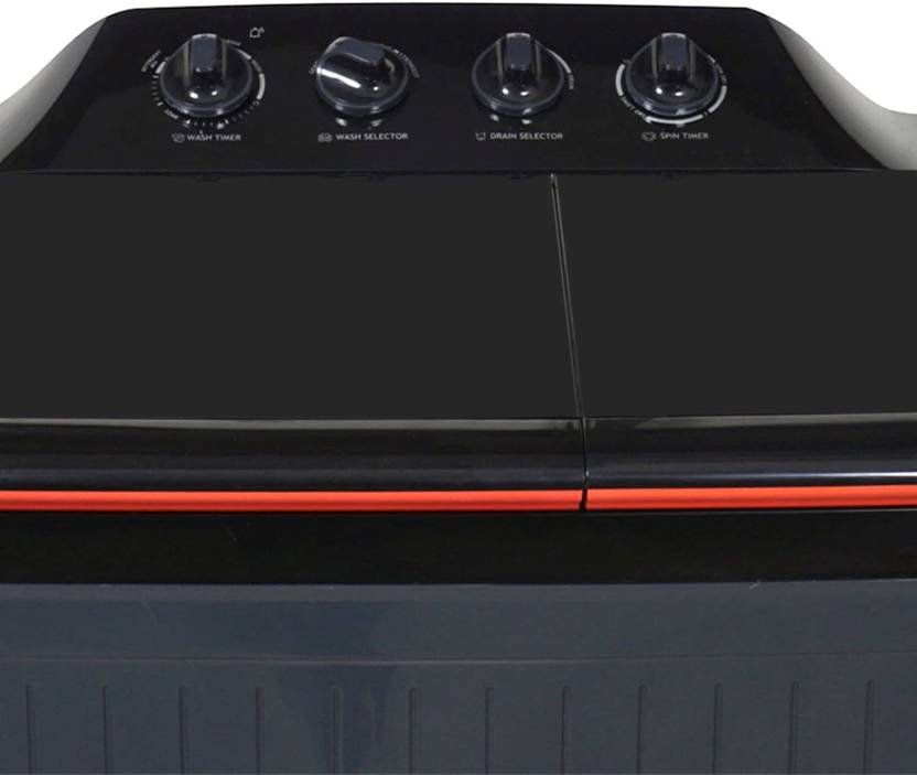 Lloyd 7.5 kg Semi Automatic Top Load Washing Machine Black, Red (GLWMS75ARGEL)-4