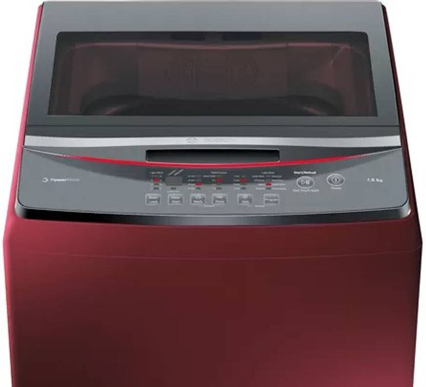 Bosch 7.5 kg Fully Automatic Top Load Washing Machine Maroon (WOE754C1IN)-2