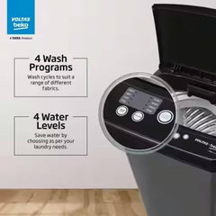 Voltas Beko 7 kg Fully Automatic Top Load Washing Machine Black (WTL7004UEASPBPOD)-4