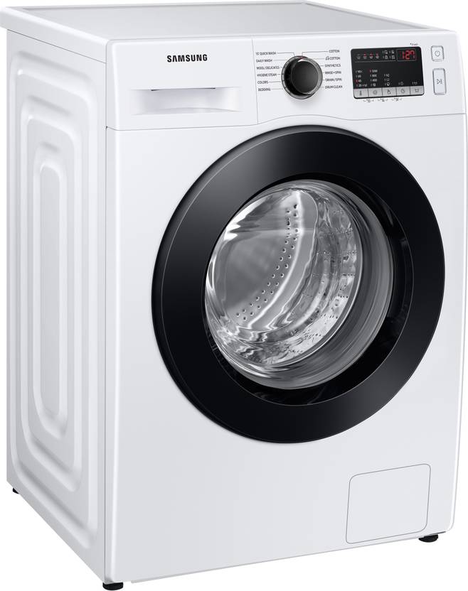 Samsung 7 kg with Steam Fully Automatic Front Load Washing Machine Black, White (WW70T4020CE1TL)-2
